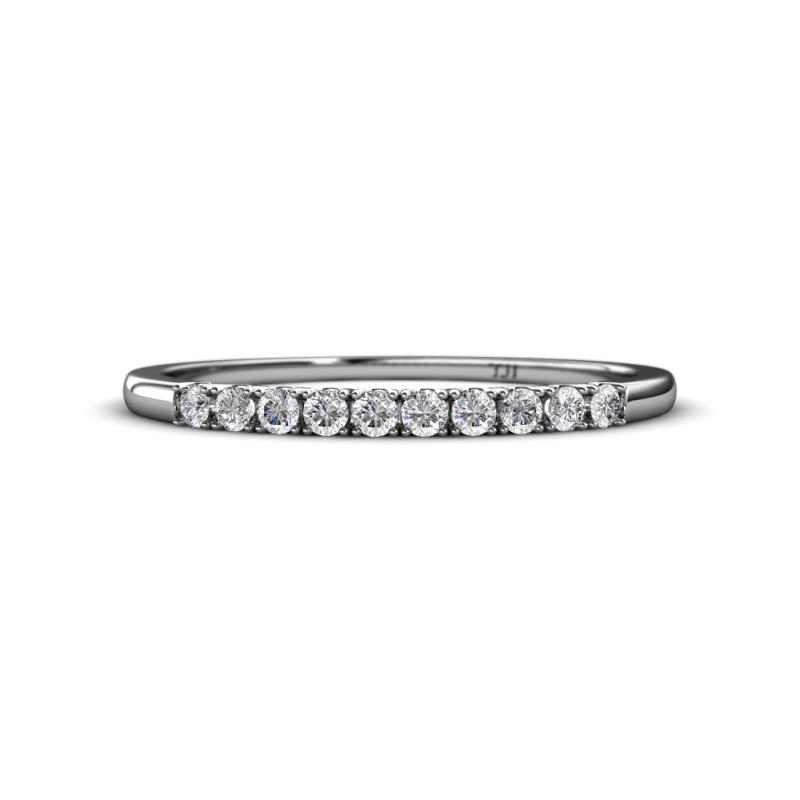Emlynn 2.00 mm Lab Grown Diamond 10 Stone Wedding Band 