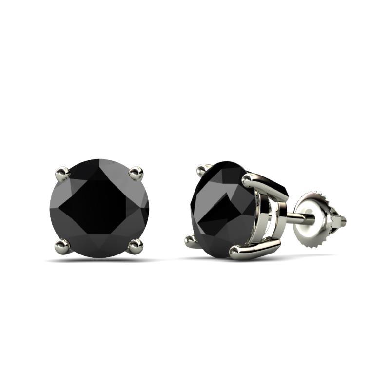 Duana Black Diamond Stud Earrings 