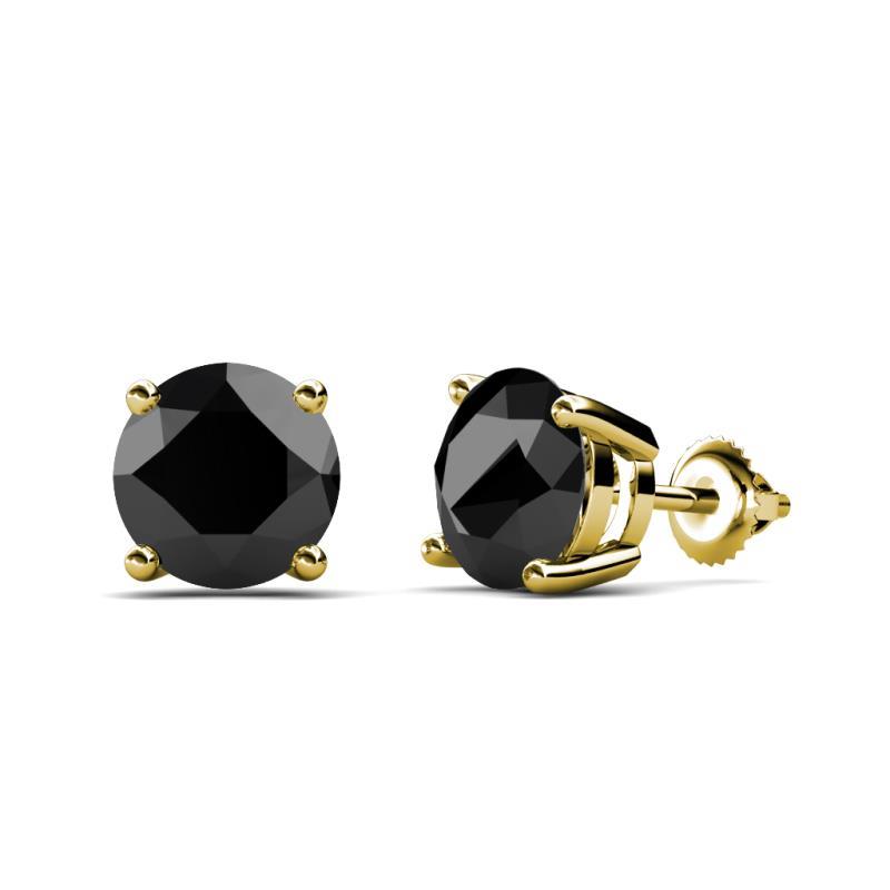 Duana Black Diamond Stud Earrings 