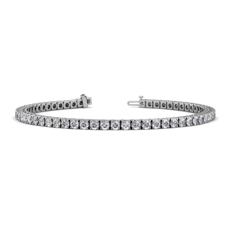 Gemma AGS Certified Round Diamond Tennis Bracelet 