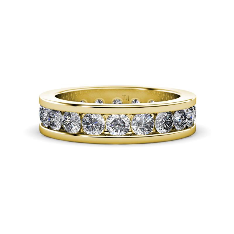 Celina 3.40 mm Round Lab Grown Diamond Eternity Band 