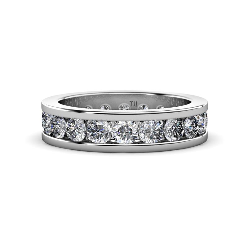 Celina 3.40 mm Round Lab Grown Diamond Eternity Band 