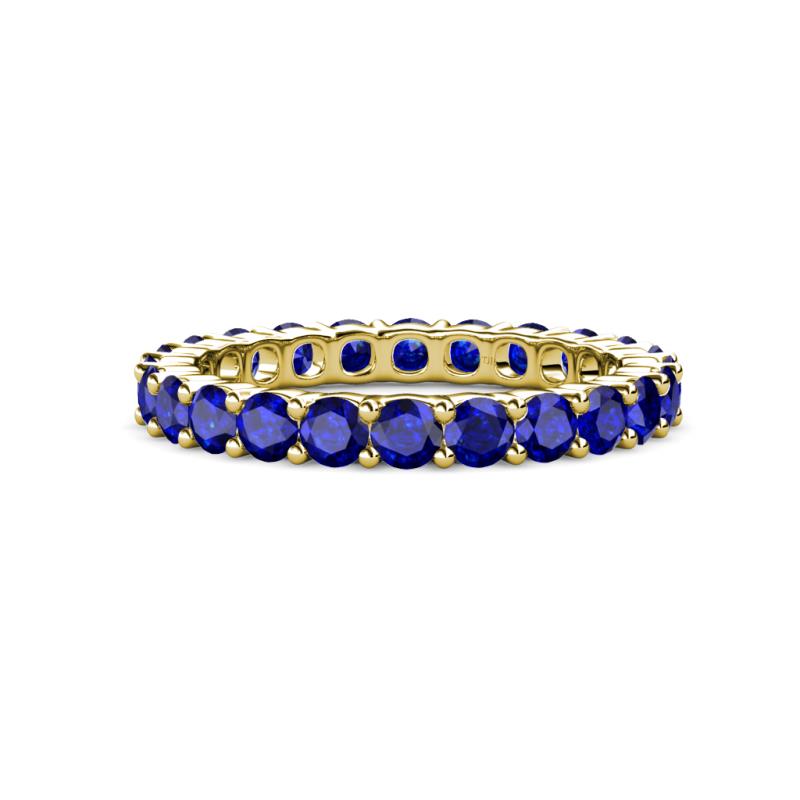 Joyce 3.40 mm Blue Sapphire Eternity Band 