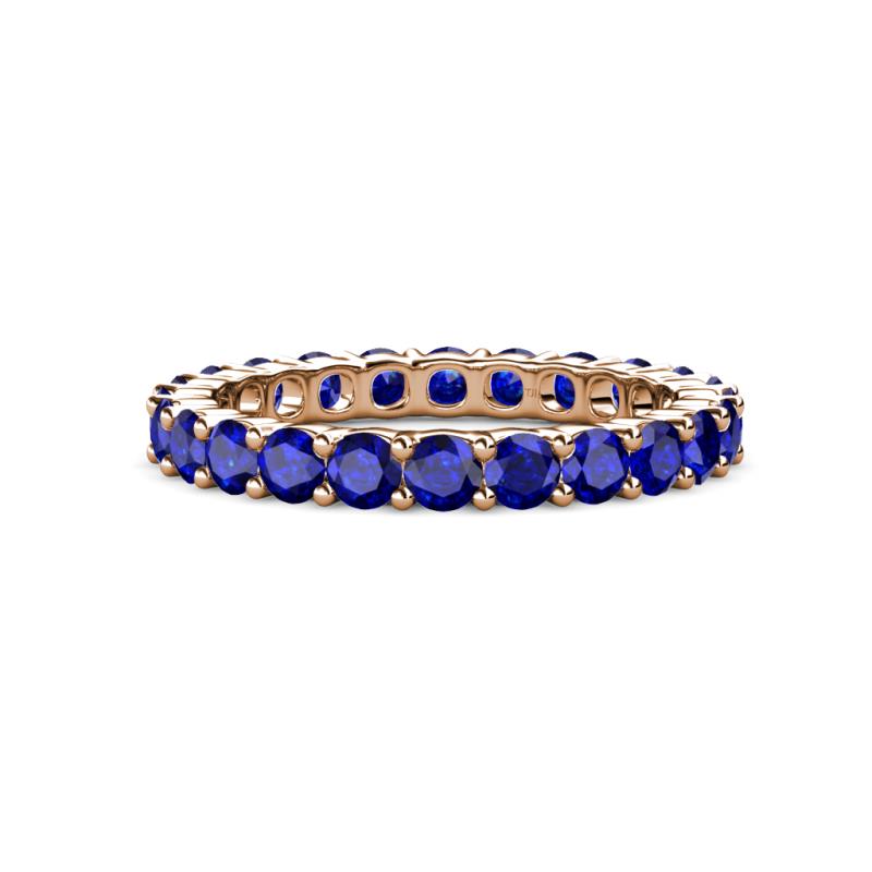 Joyce 3.40 mm Blue Sapphire Eternity Band 