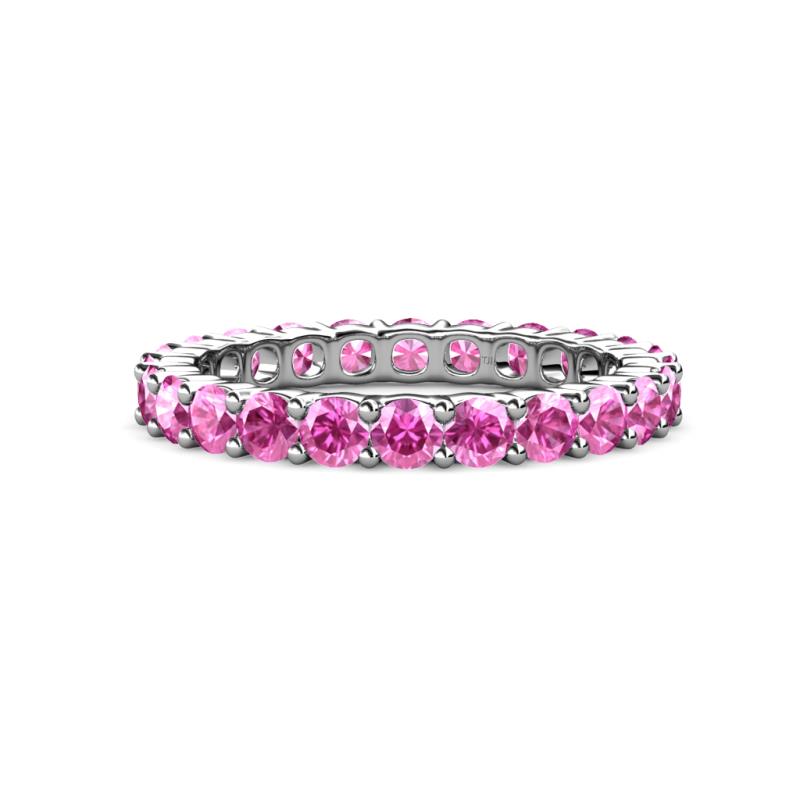 Joyce 3.40 mm Pink Sapphire Eternity Band 
