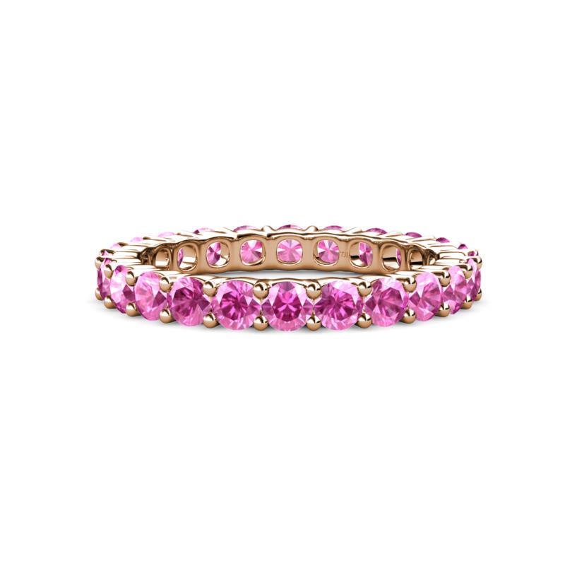 Joyce 3.40 mm Pink Sapphire Eternity Band 