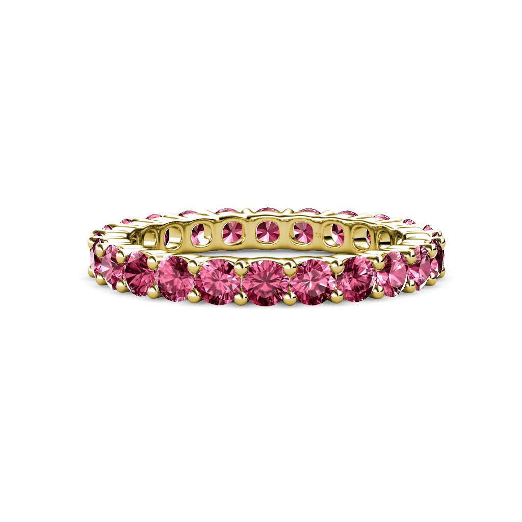 Joyce 3.40 mm Pink Tourmaline Eternity Band 