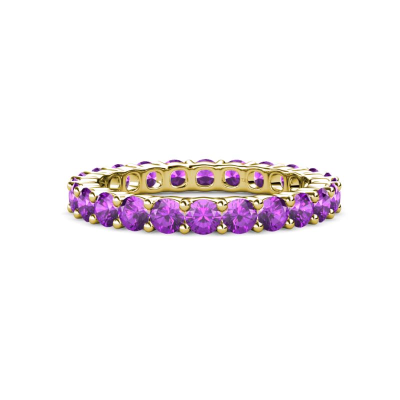 Joyce 3.40 mm Amethyst Eternity Band 