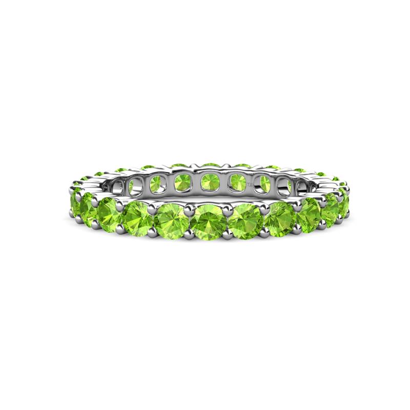 Joyce 3.40 mm Peridot Eternity Band 