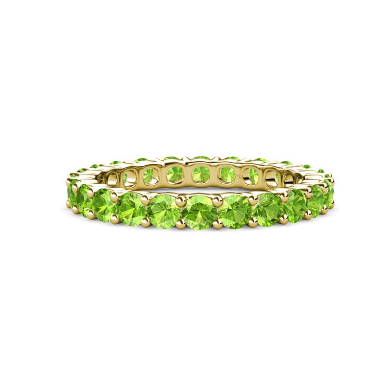 Joyce 3.40 mm Peridot Eternity Band 