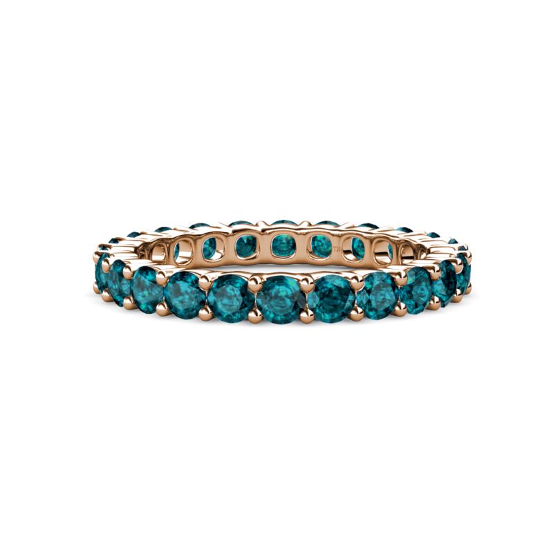Joyce 3.40 mm London Blue Topaz Eternity Band 