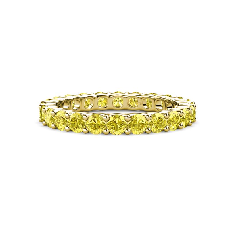 Joyce 3.40 mm Yellow Sapphire Eternity Band 