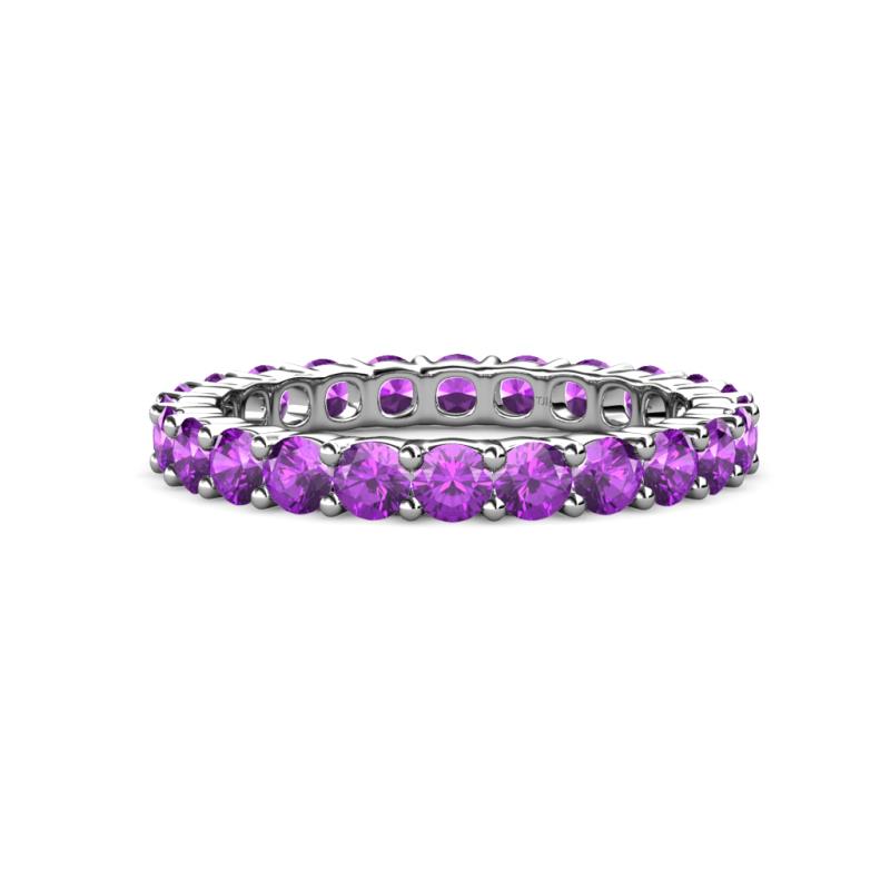 Joyce 3.40 mm Amethyst Eternity Band 