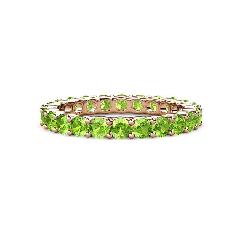 Joyce 3.40 mm Peridot Eternity Band 