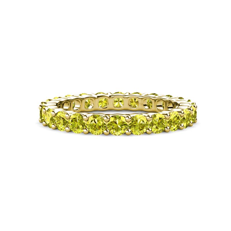 Joyce 3.40 mm Yellow Diamond Eternity Band 