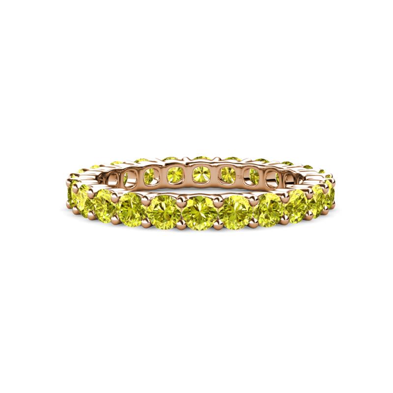 Joyce 3.40 mm Yellow Diamond Eternity Band 
