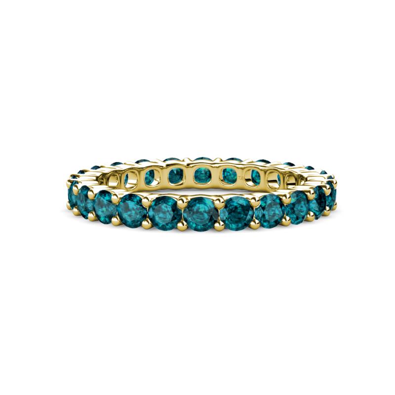 Joyce 3.40 mm London Blue Topaz Eternity Band 