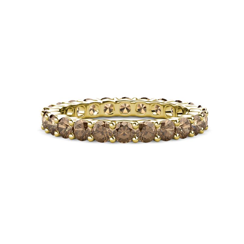 Joyce 3.40 mm Smoky Quartz Eternity Band 