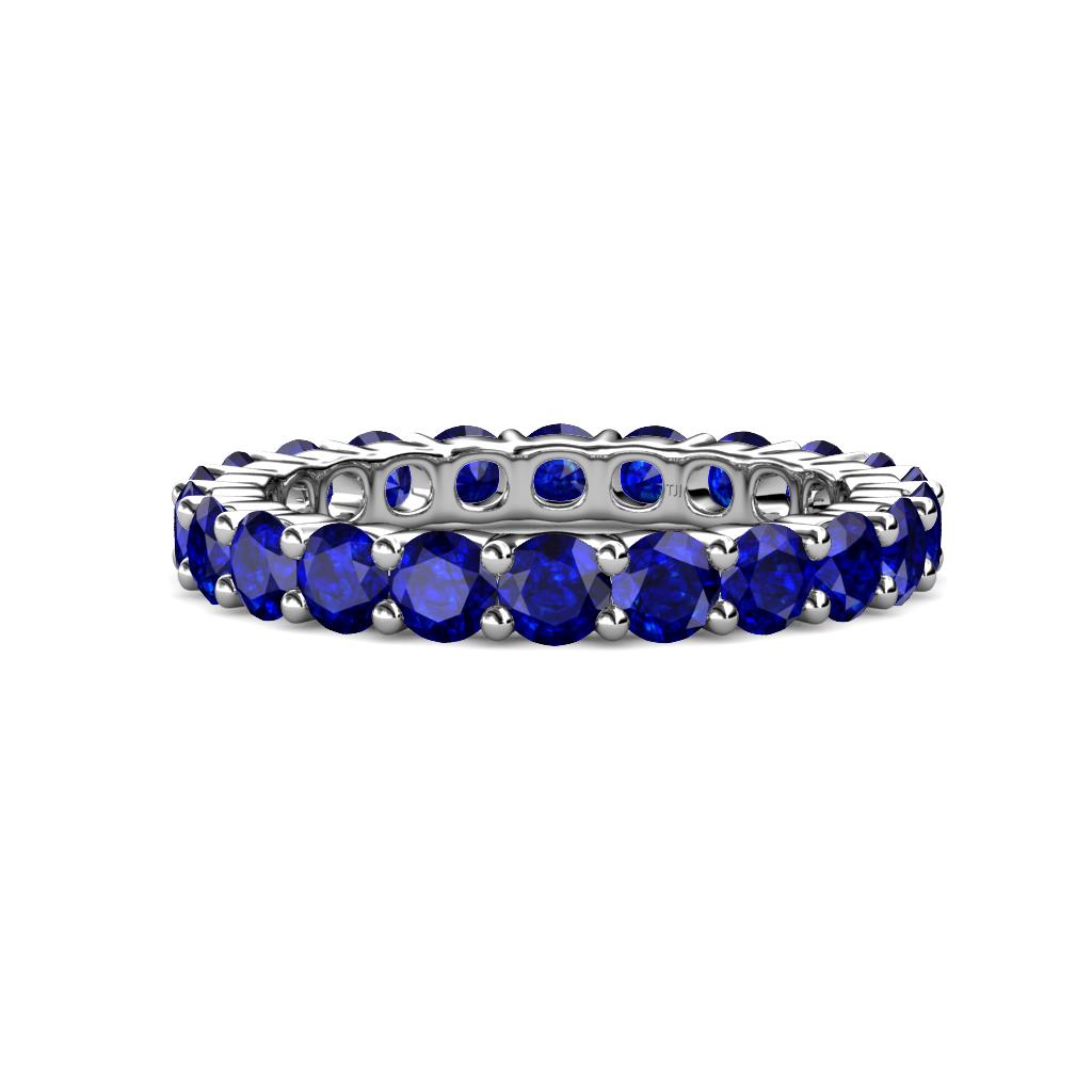 Joyce 4.00 mm Blue Sapphire Eternity Band 