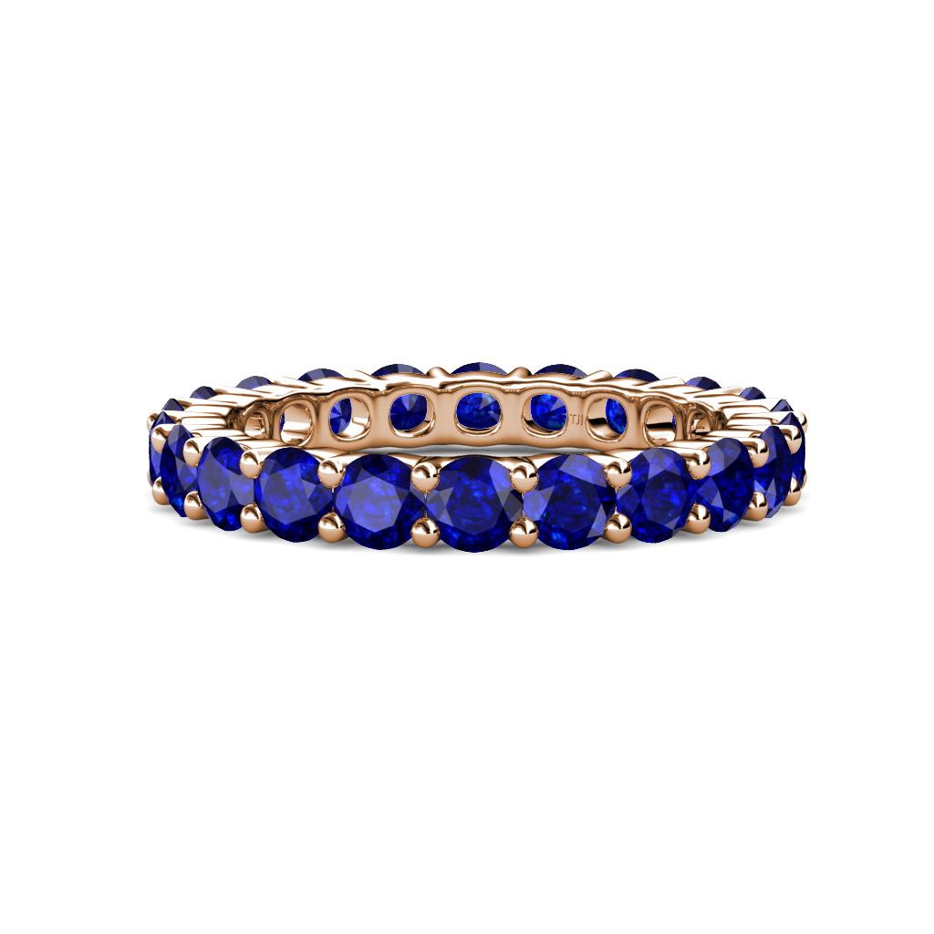 Joyce 4.00 mm Blue Sapphire Eternity Band 