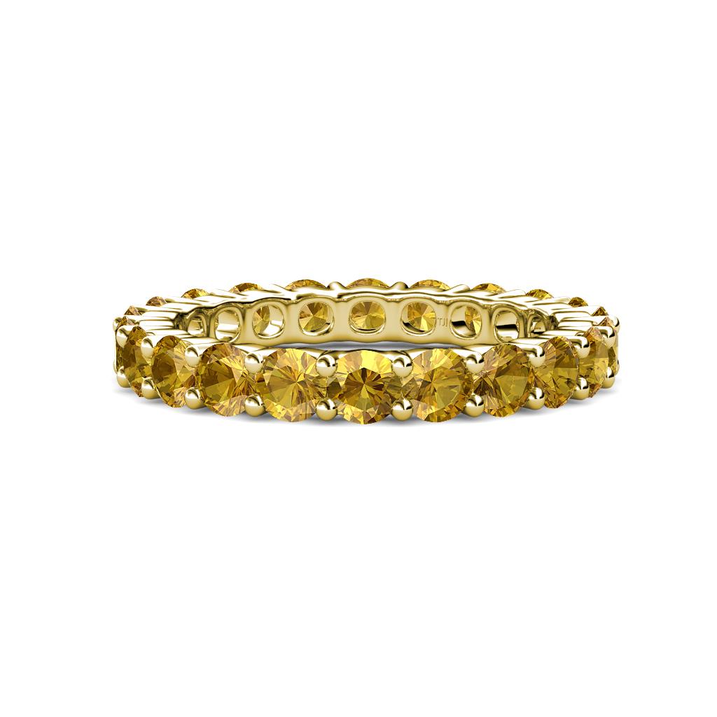 Joyce 4.00 mm Citrine Eternity Band 