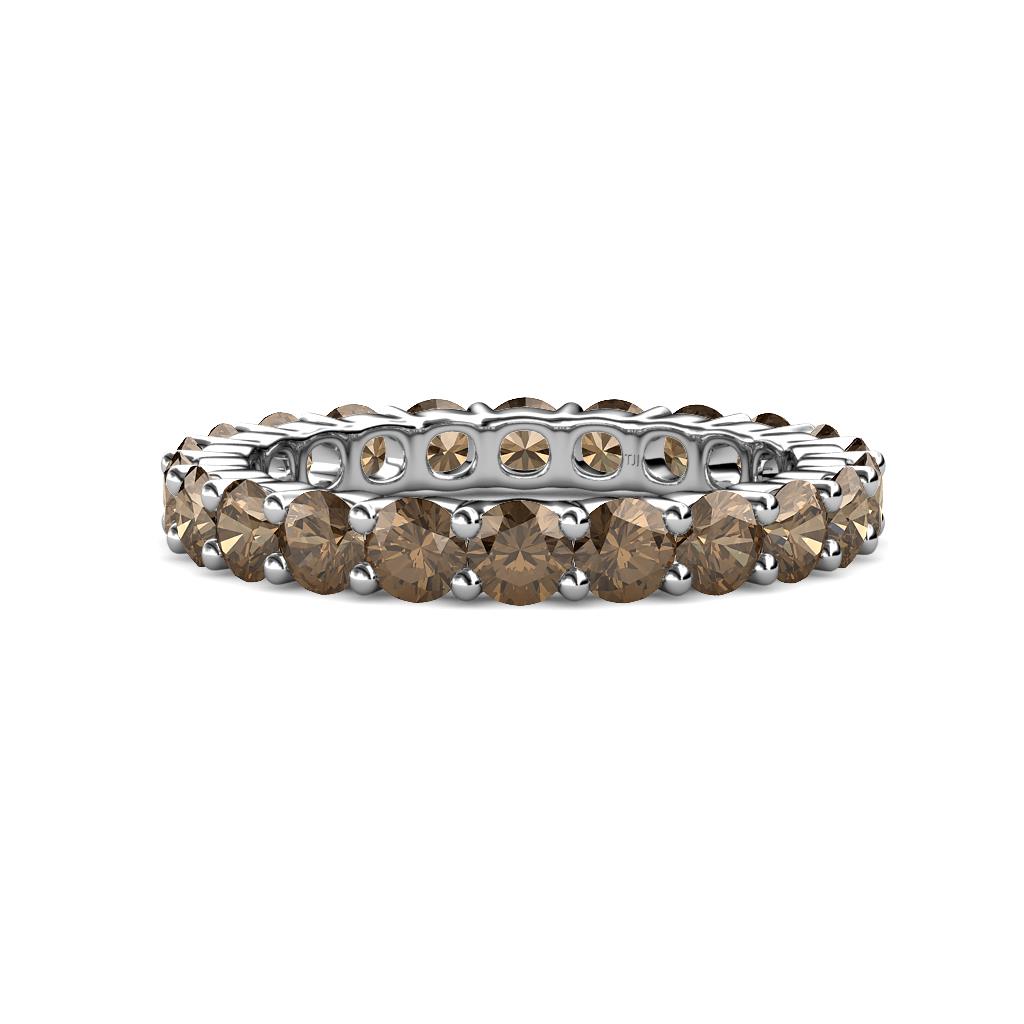 Joyce 4.00 mm Smoky Quartz Eternity Band 