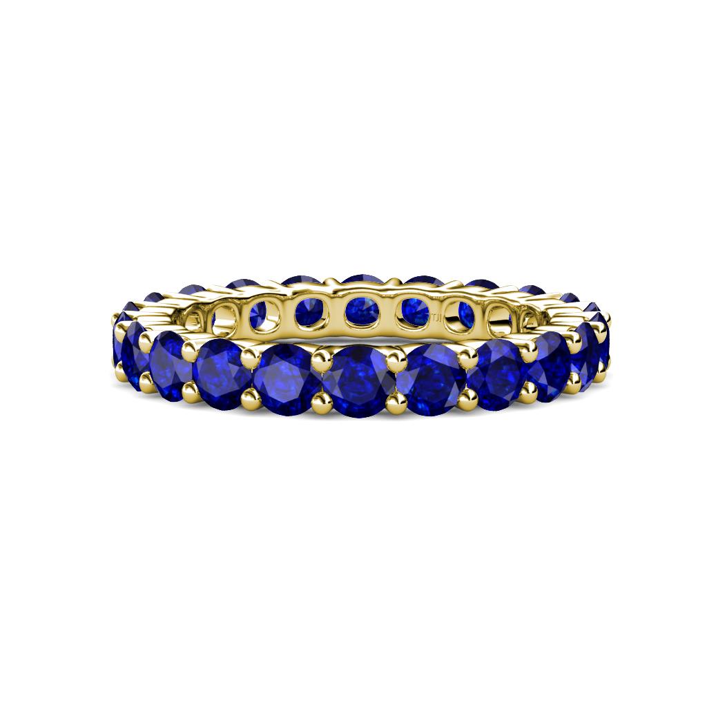 Joyce 4.00 mm Blue Sapphire Eternity Band 