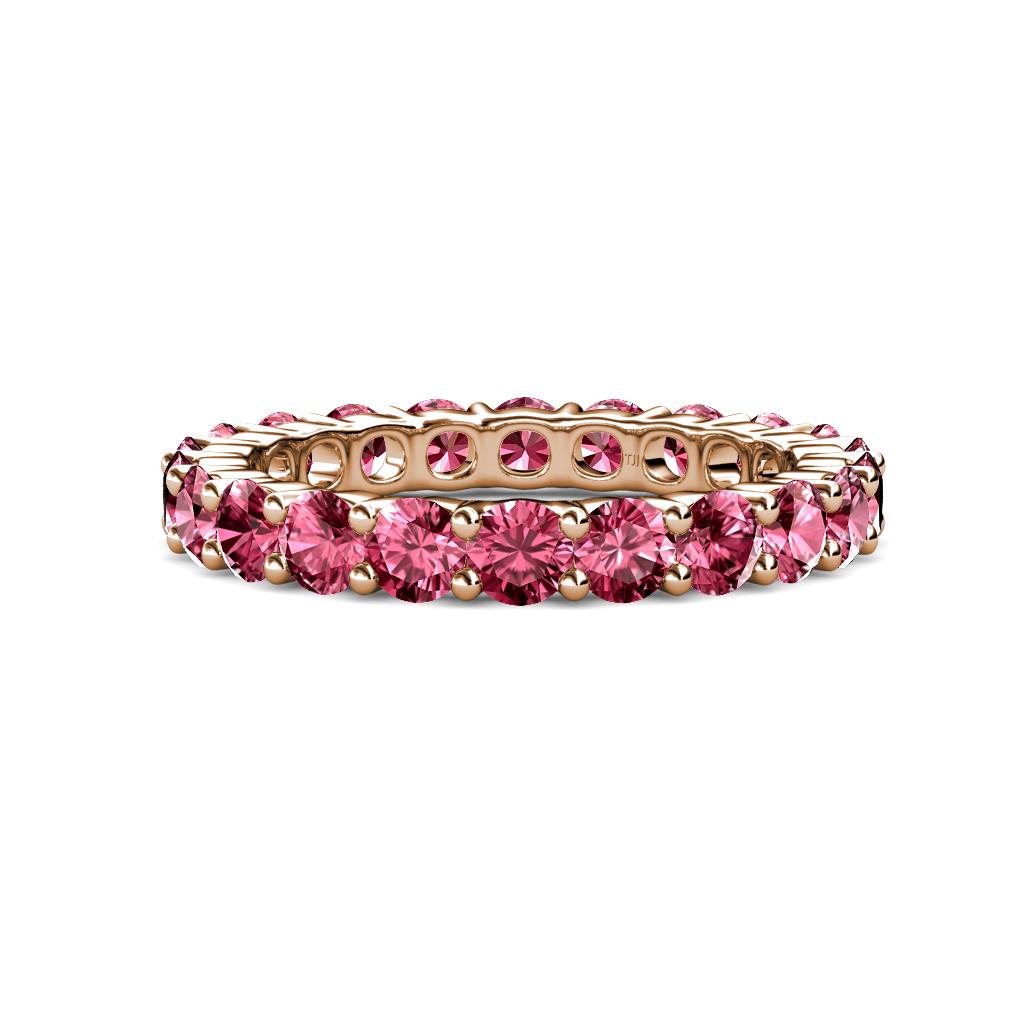 Joyce 4.00 mm Pink Tourmaline Eternity Band 