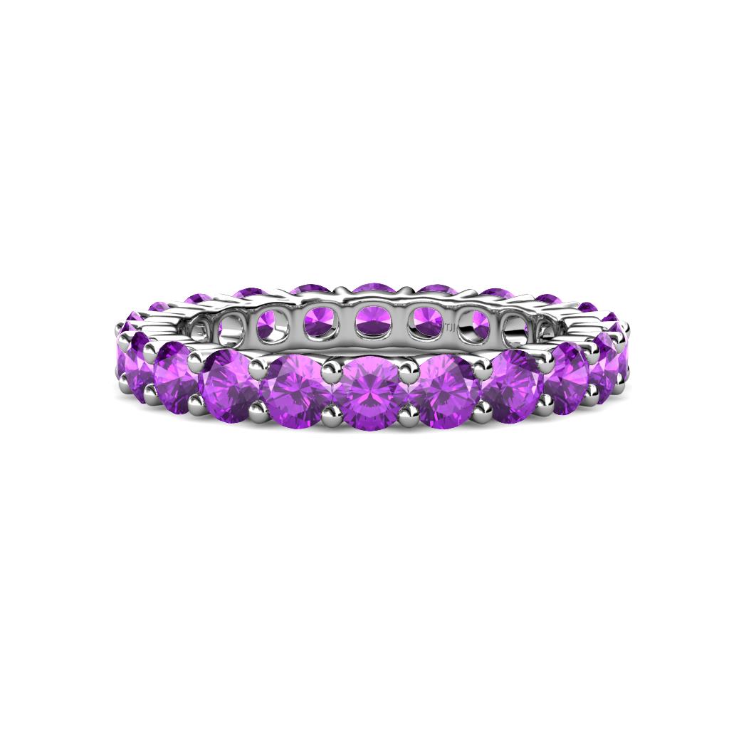 Joyce 4.00 mm Amethyst Eternity Band 
