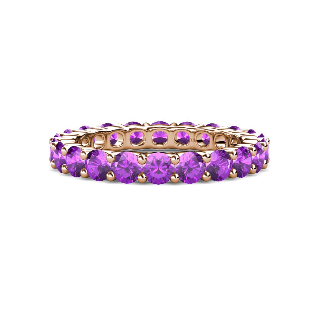 Joyce 4.00 mm Amethyst Eternity Band 
