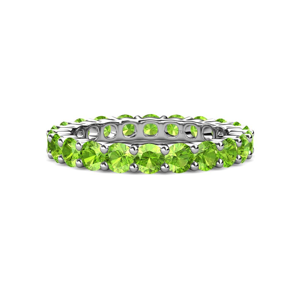 Joyce 4.00 mm Peridot Eternity Band 