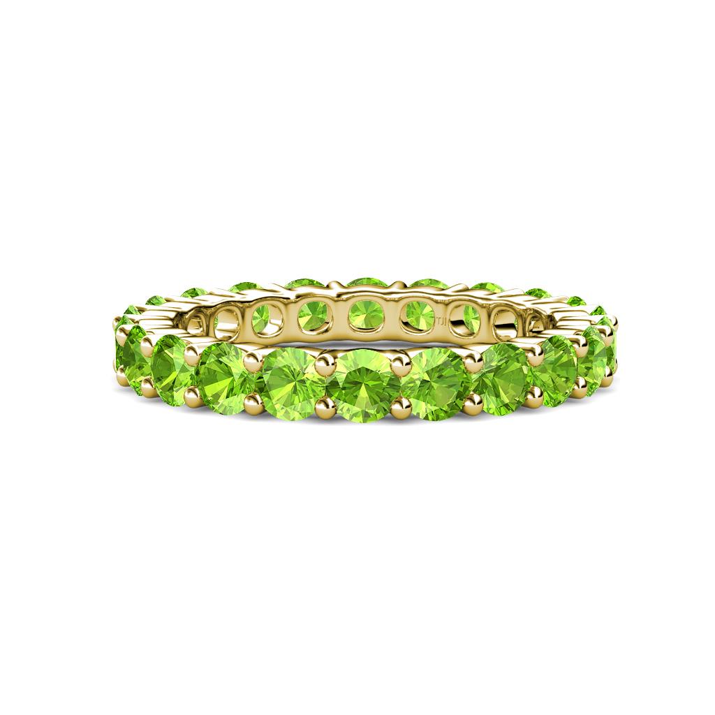 Joyce 4.00 mm Peridot Eternity Band 