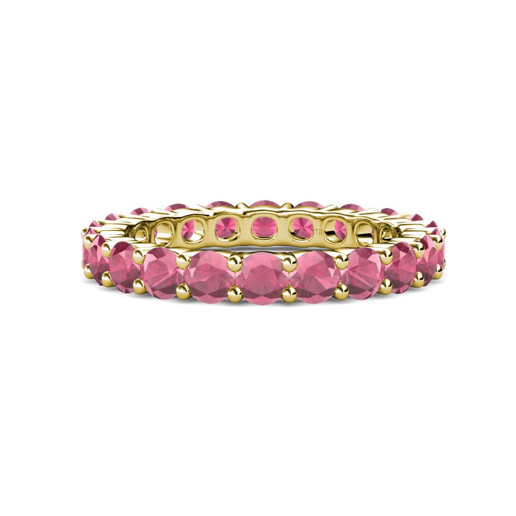 Joyce 4.00 mm Rhodolite Garnet Eternity Band 