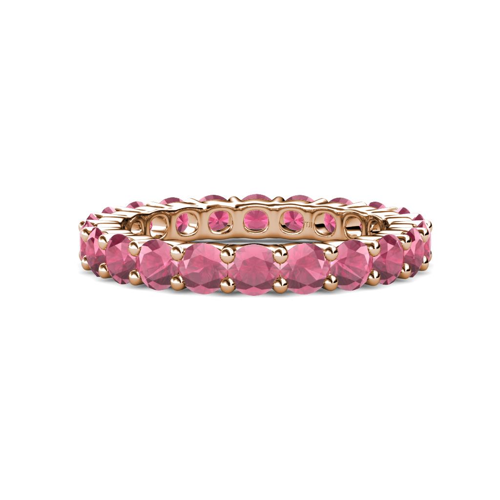 Joyce 4.00 mm Rhodolite Garnet Eternity Band 