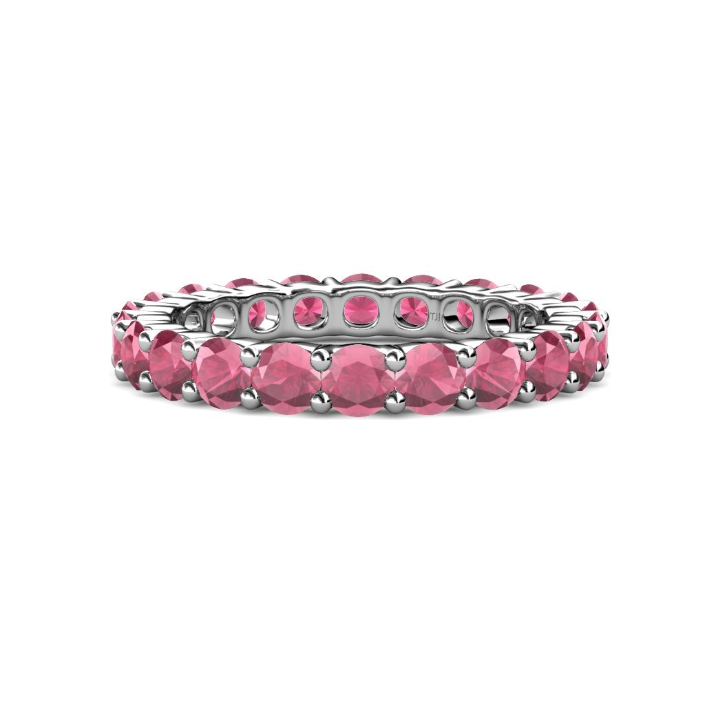 Joyce 4.00 mm Rhodolite Garnet Eternity Band 
