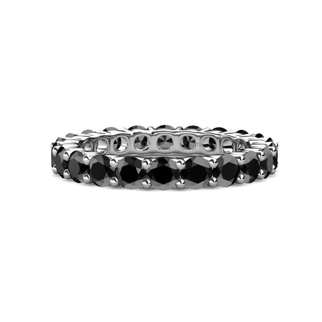 Joyce 4.00 mm Black Diamond Eternity Band 