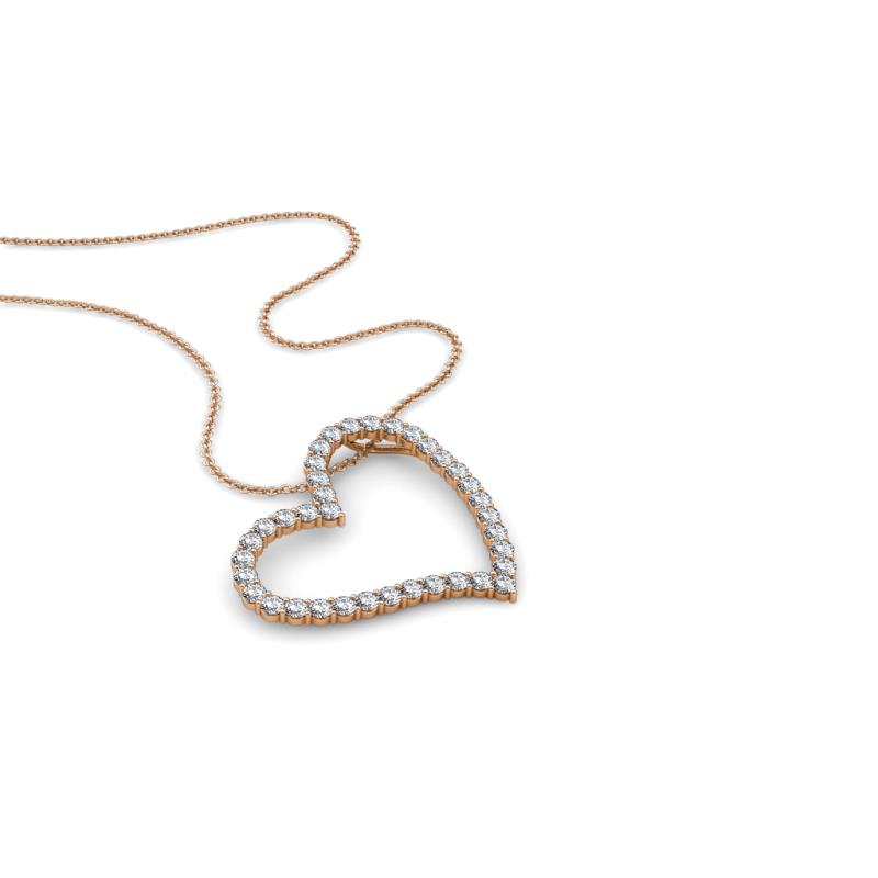 Avery Lab Grown Diamond Heart Pendant 