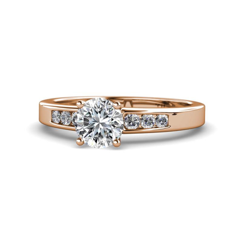 Merlyn Classic Lab Grown and Mined Diamond Engagement Ring 