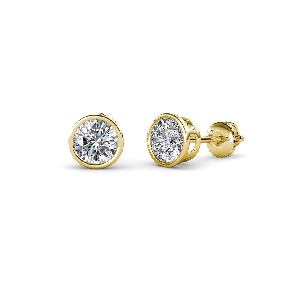 Carys Diamond (3.2mm) Solitaire Stud Earrings 