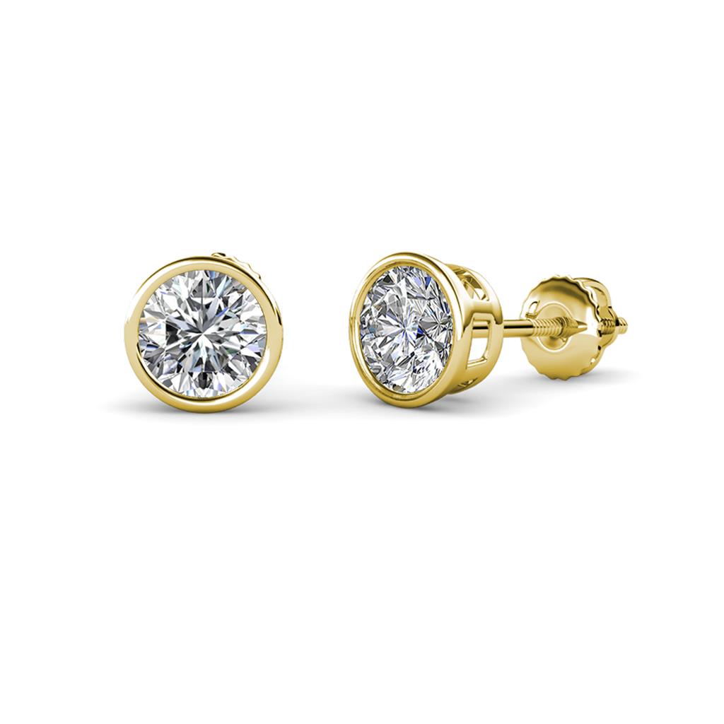 Carys Diamond (4mm) Solitaire Stud Earrings 