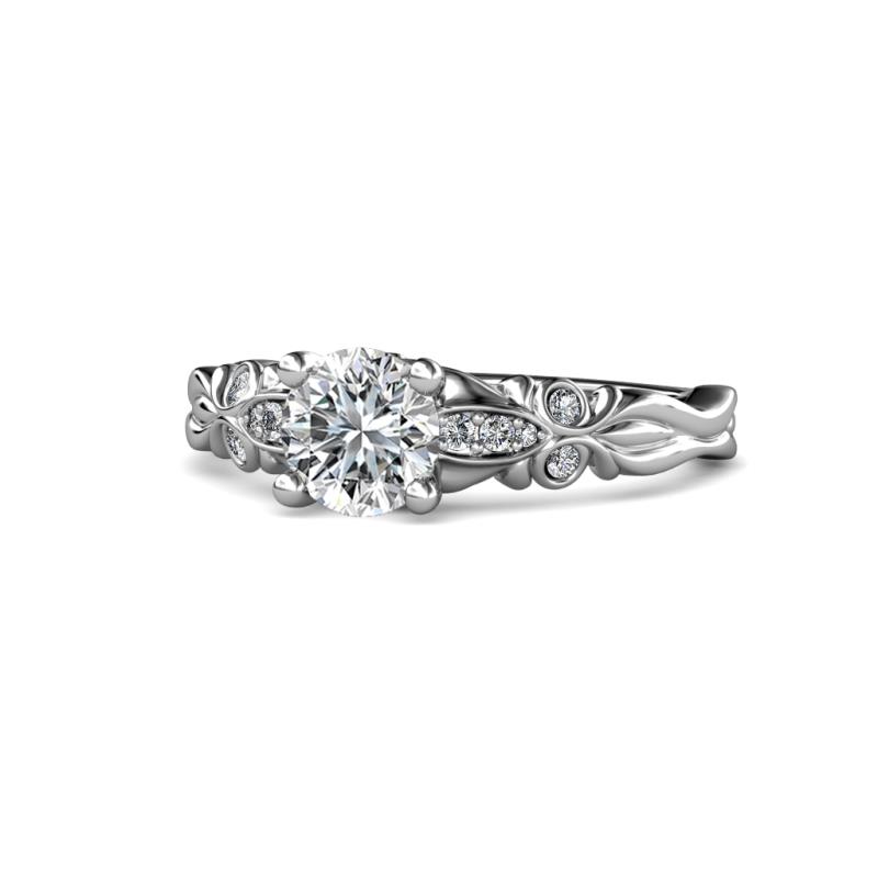 Carina Signature Round Diamond Engagement Ring 