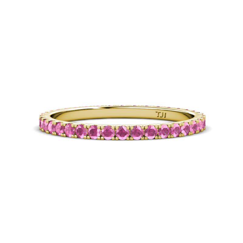 Lara 2.00 mm Pink Sapphire Eternity Band 
