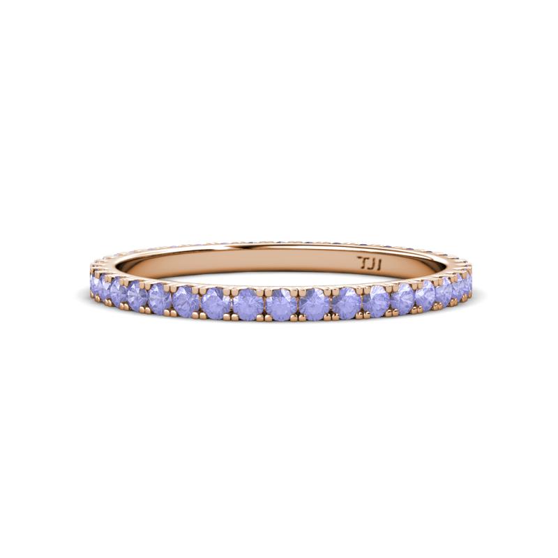 Lara 2.00 mm Tanzanite Eternity Band 