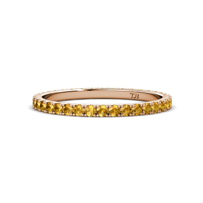 Lara 2.00 mm Citrine Eternity Band 