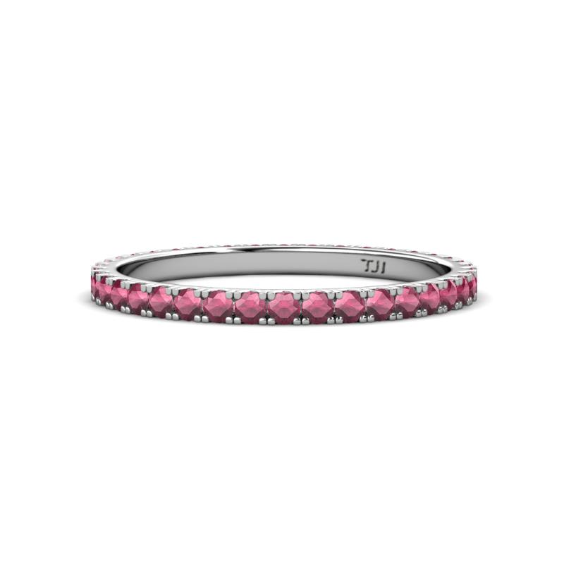 Lara 2.00 mm Rhodolite Garnet Eternity Band 