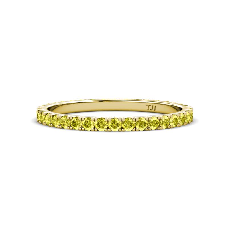 Lara 2.00 mm Yellow Diamond Eternity Band 