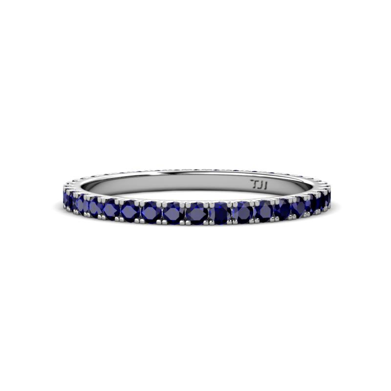Lara 2.00 mm Blue Sapphire Eternity Band 