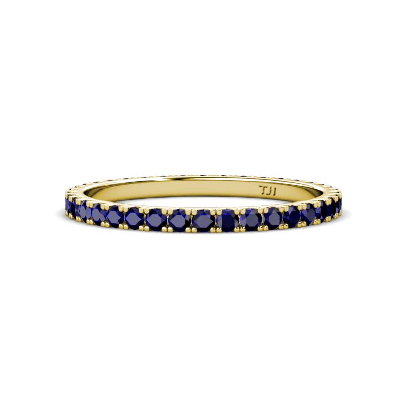 Lara 2.00 mm Blue Sapphire Eternity Band 