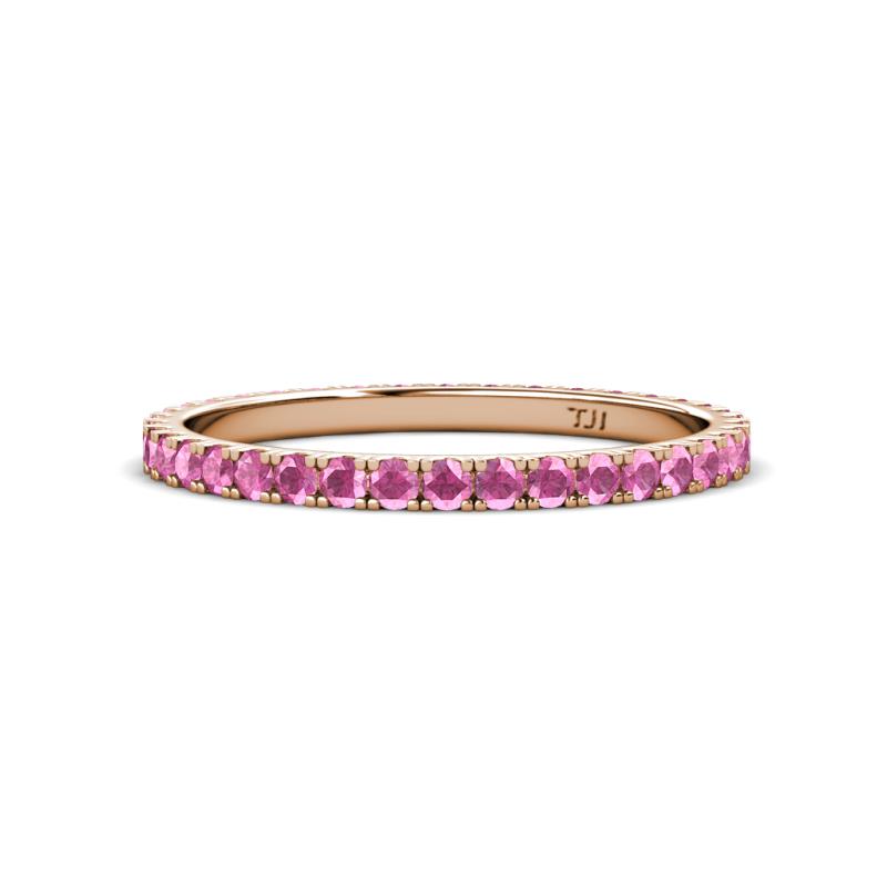 Lara 2.00 mm Pink Sapphire Eternity Band 