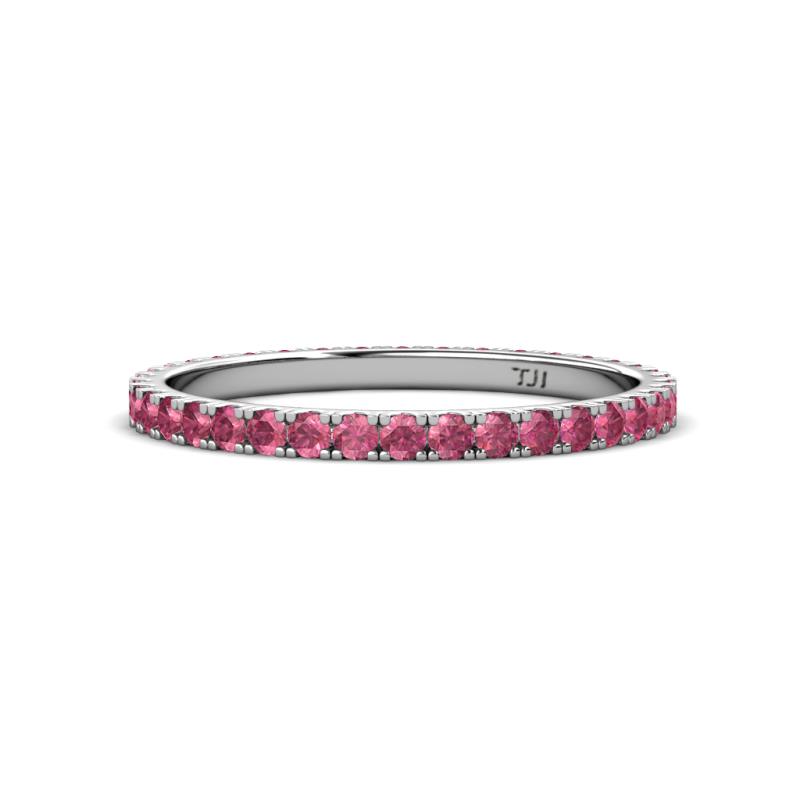 Lara 2.00 mm Pink Tourmaline Eternity Band 